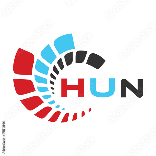 Foto HUN letter design