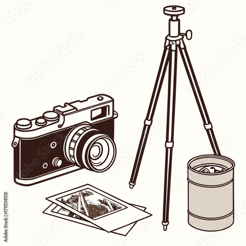 vintage photo camera