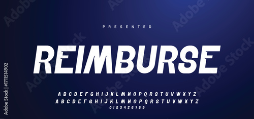 Modern abstract digital tech font. Logo creative font, type, technology, movie, digital, music, movie. Font and illustration in vector format.