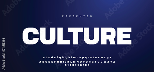 Modern abstract digital tech font. Logo creative font, type, technology, movie, digital, music, movie. Font and illustration in vector format.