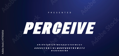 Modern abstract digital tech font. Logo creative font, type, technology, movie, digital, music, movie. Font and illustration in vector format.
