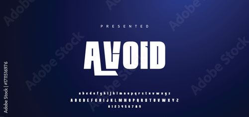 Digital Abstract minimal modern alphabet fonts for logo. Typography technology electronic digital music future creative font. vector illustration.