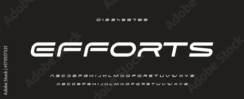 Digital Abstract minimal modern alphabet fonts for logo. Typography technology electronic digital music future creative font. vector illustration.