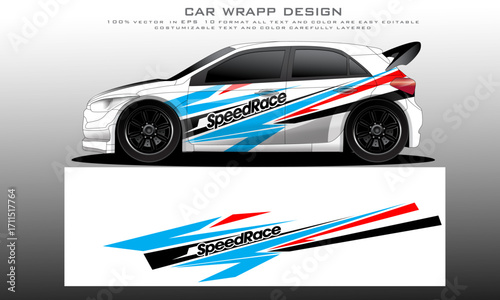 car livery graphic vector. abstract grunge background design for vehicle vinyl wrap and car branding