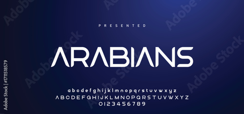 Digital Abstract minimal modern alphabet fonts for logo. Typography technology electronic digital music future creative font. vector illustration.