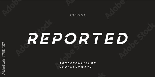 modern creative alphabet. Future fonts style. Typography uppercase and lowercase fonts. vector illustration.