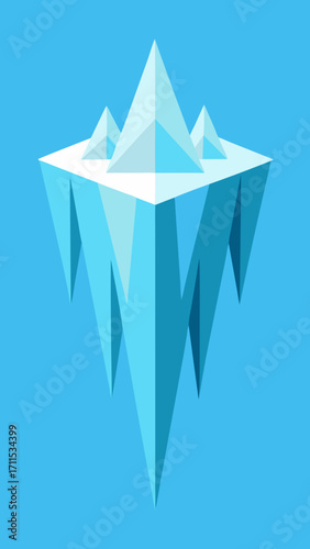 Origami Frozen Cliffs Folded Crystalline Mandala