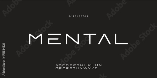 modern creative alphabet. Future fonts style. Typography uppercase and lowercase fonts. vector illustration.