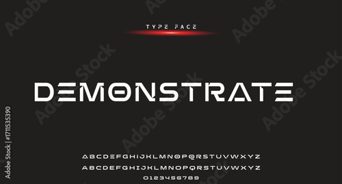 modern creative alphabet. Future fonts style. Typography uppercase and lowercase fonts. vector illustration.