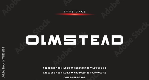 modern creative alphabet. Future fonts style. Typography uppercase and lowercase fonts. vector illustration.