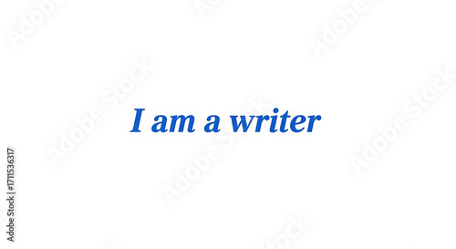 Inspiring declaration of identity with elegantly written text on a clean background