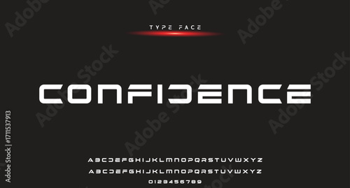 modern creative alphabet. Future fonts style. Typography uppercase and lowercase fonts. vector illustration.
