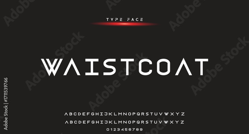 Abstract Fashion alphabet letters font logo. Minimal modern urban fonts for logo, brand etc. Typography typeface uppercase lowercase and number. vector illustration.