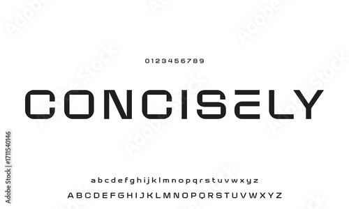 Abstract Fashion alphabet letters font logo. Minimal modern urban fonts for logo, brand etc. Typography typeface uppercase lowercase and number. vector illustration.