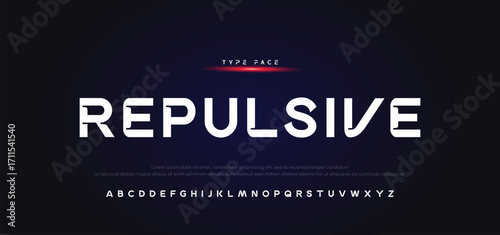 Abstract Fashion alphabet letters font logo. Minimal modern urban fonts for logo, brand etc. Typography typeface uppercase lowercase and number. vector illustration.