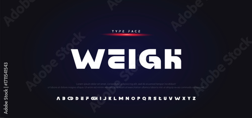 Abstract Fashion alphabet letters font logo. Minimal modern urban fonts for logo, brand etc. Typography typeface uppercase lowercase and number. vector illustration.