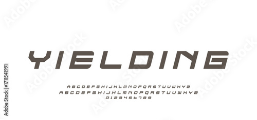 Abstract Fashion alphabet letters font logo. Minimal modern urban fonts for logo, brand etc. Typography typeface uppercase lowercase and number. vector illustration.