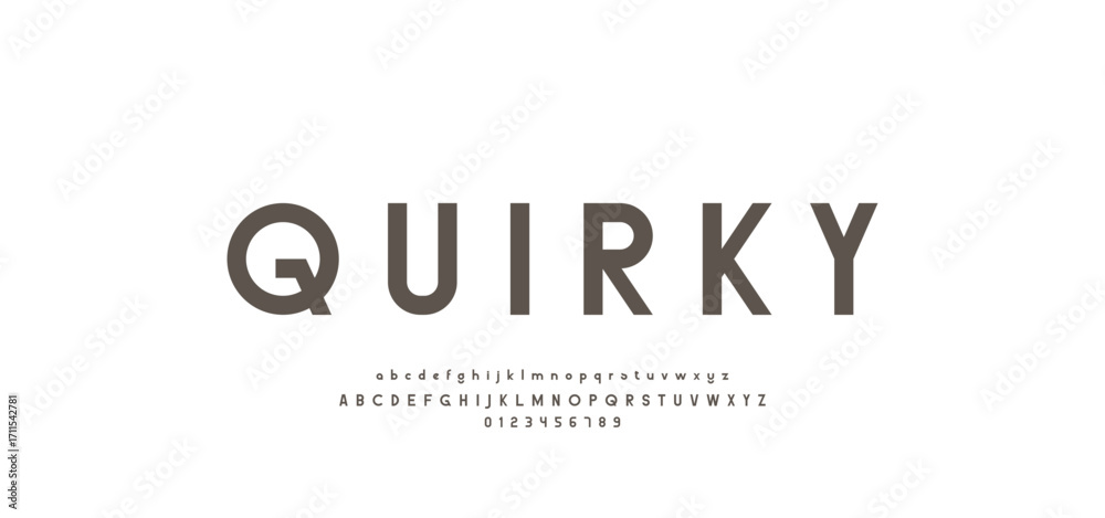 Fototapeta premium Abstract sport modern alphabet fonts sport digital game music future creative font.