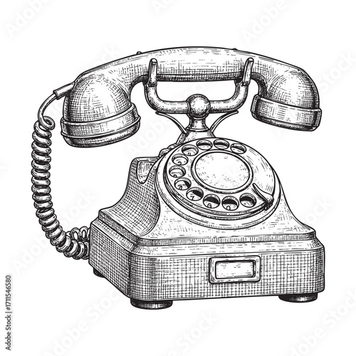 English old telephone