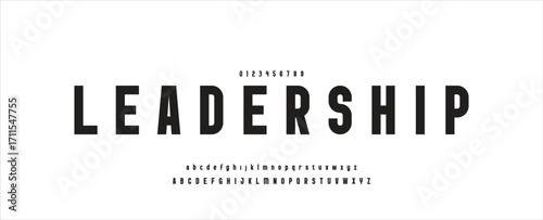 Modern Bold Font. Sans Serif Font. Regular Uppercase Lowercase Typography urban style alphabet fonts for fashion, sport, technology, digital, movie, logo design, vector illustration