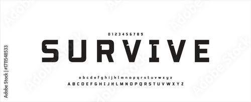 Creative font. Modern abstract digital tech font. Logo creative font, type, technology, movie, digital, music, movie. Fonts and illustration in vector format.