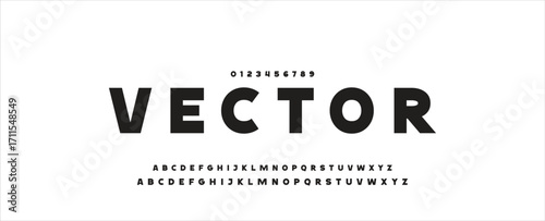 Creative font. Modern abstract digital tech font. Logo creative font, type, technology, movie, digital, music, movie. Fonts and illustration in vector format.