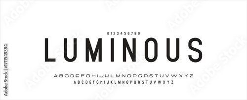 Creative font. Modern abstract digital tech font. Logo creative font, type, technology, movie, digital, music, movie. Fonts and illustration in vector format.