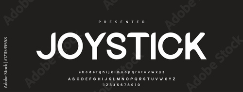 Creative font. Modern abstract digital tech font. Logo creative font, type, technology, movie, digital, music, movie. Fonts and illustration in vector format.