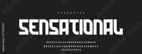 Creative font. Modern abstract digital tech font. Logo creative font, type, technology, movie, digital, music, movie. Fonts and illustration in vector format.
