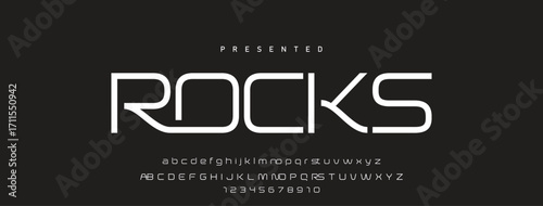 Creative font. Modern abstract digital tech font. Logo creative font, type, technology, movie, digital, music, movie. Fonts and illustration in vector format.