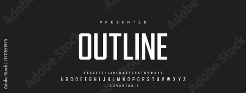 Font alphabet creative modern with black dots, letters A, B, C, D, E, F, G, H, I, J, K, L, M, N, O, P, Q, R, S, T, U, V, W, X, Y, Z and numerals 0, 1, 2, 3, 4, 5, 6, 7, 8, 9, vector illustration 10EPS