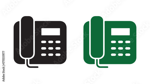 Premium Telephone Icon Vector Set vector illtostration