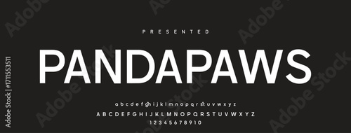 Font alphabet creative modern with black dots, letters A, B, C, D, E, F, G, H, I, J, K, L, M, N, O, P, Q, R, S, T, U, V, W, X, Y, Z and numerals 0, 1, 2, 3, 4, 5, 6, 7, 8, 9, vector illustration 10EPS