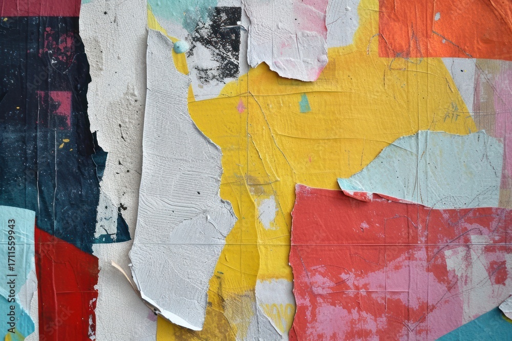 Naklejka premium Birthday art abstract painting.