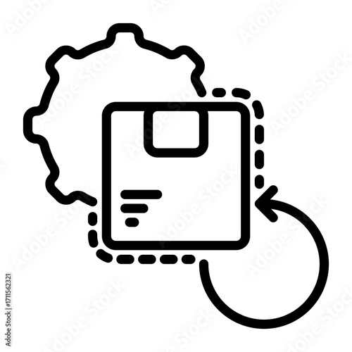 Generate icon, line icon style