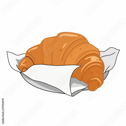 croissant vector illustration
