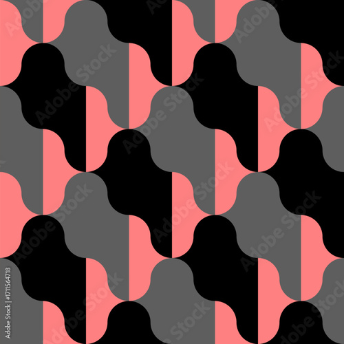Abstract geometric seamless...