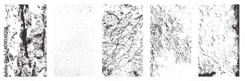 Wallpaper Mural Rough distressed wood textures. Cracked plank backgrounds and grainy vector overlays. Grunge bg Torontodigital.ca