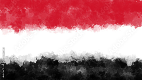 Abstract Red White Black Gradient Background.