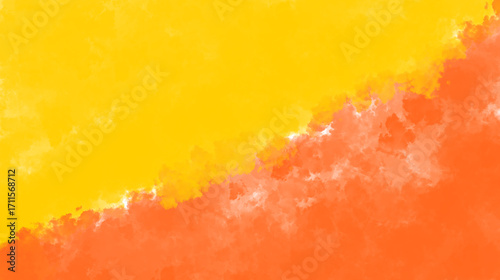Abstract Yellow and Orange Gradient Background.