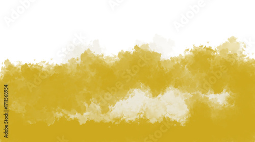 Golden Mist Horizon with Soft Cloudy Texture on Black Background.