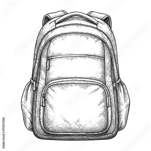 travel bag illustration vector style