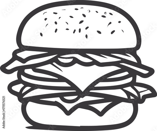 fast food burger