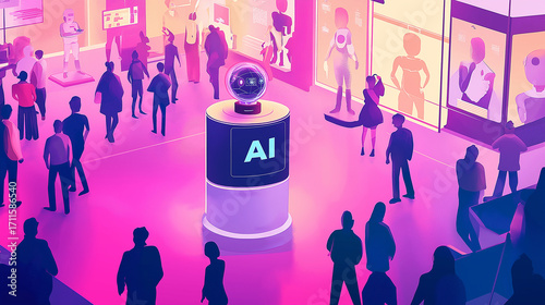 Artificial Intelligence Exhibition with Robots and Digital Innovation Showcase