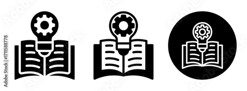 Learning Icon Collection Glyph & Mixed Style