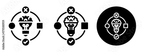 Logic Icon Collection Glyph & Mixed Style