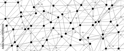 Abstract technology dot and line connection digital hi tech design concept background. Space for text. Vector illustration