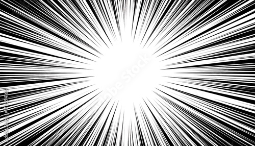 Radial black and white lines (1)