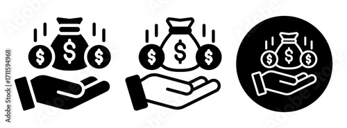 Revenue Icon Collection Glyph & Mixed Style