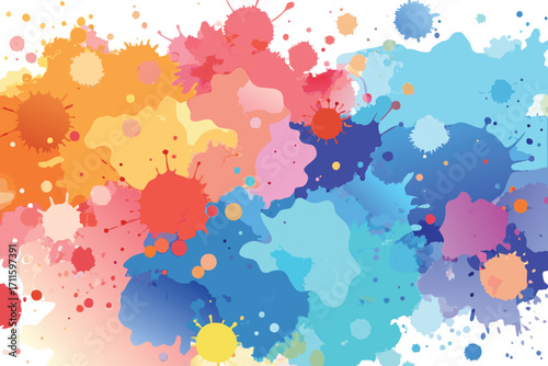 Colorful abstract splash art creating a vibrant and dynamic visual experience for creative inspiration